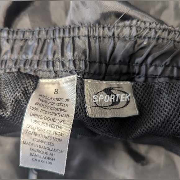 Sportek wind breaker pant, youth size 8 - Picture 2 of 2